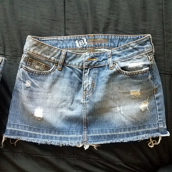 Bullhead Pants - Distressed Jean skirt Bullhead Pants - Distressed Jean skirt